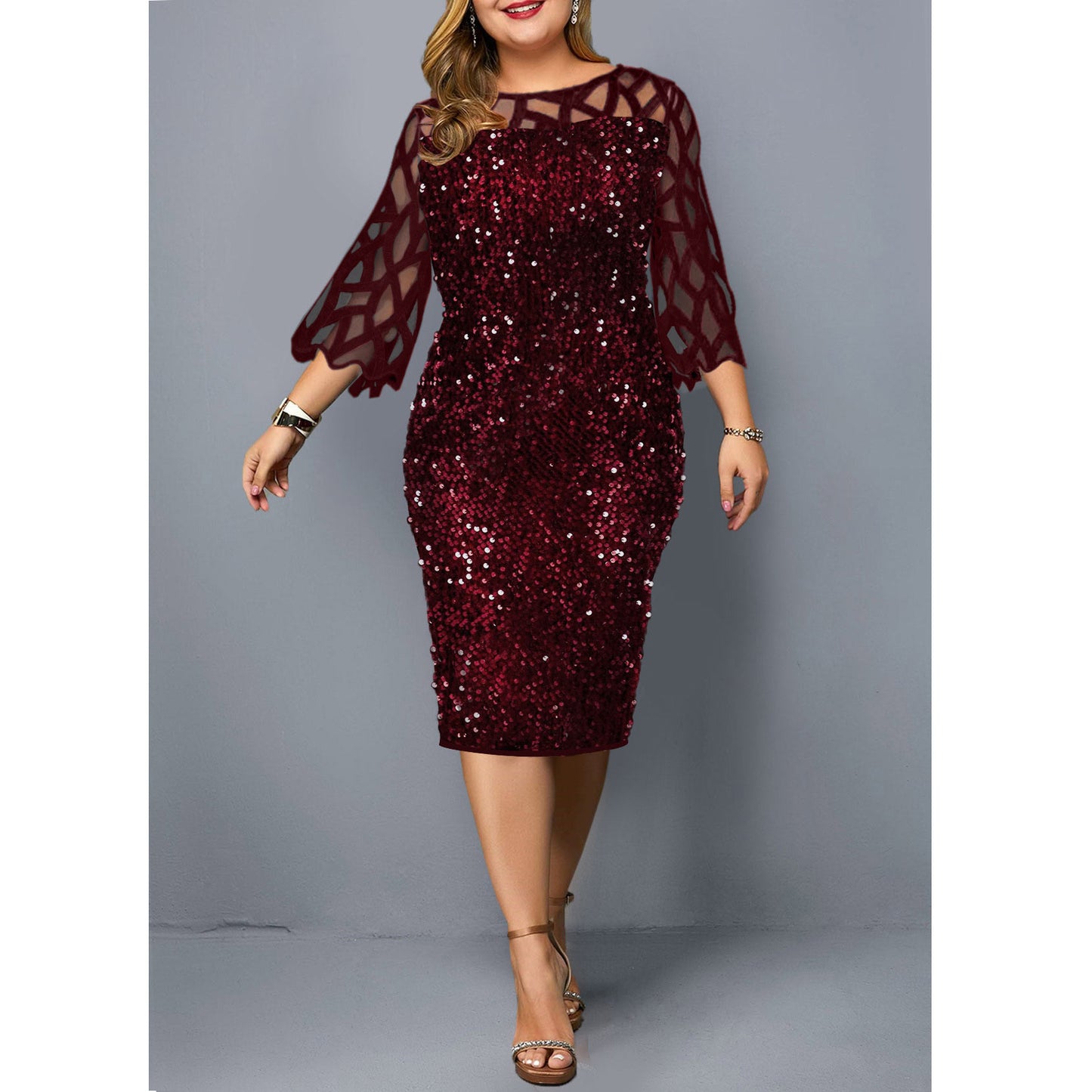 Sparkle Queen Sequin Dress