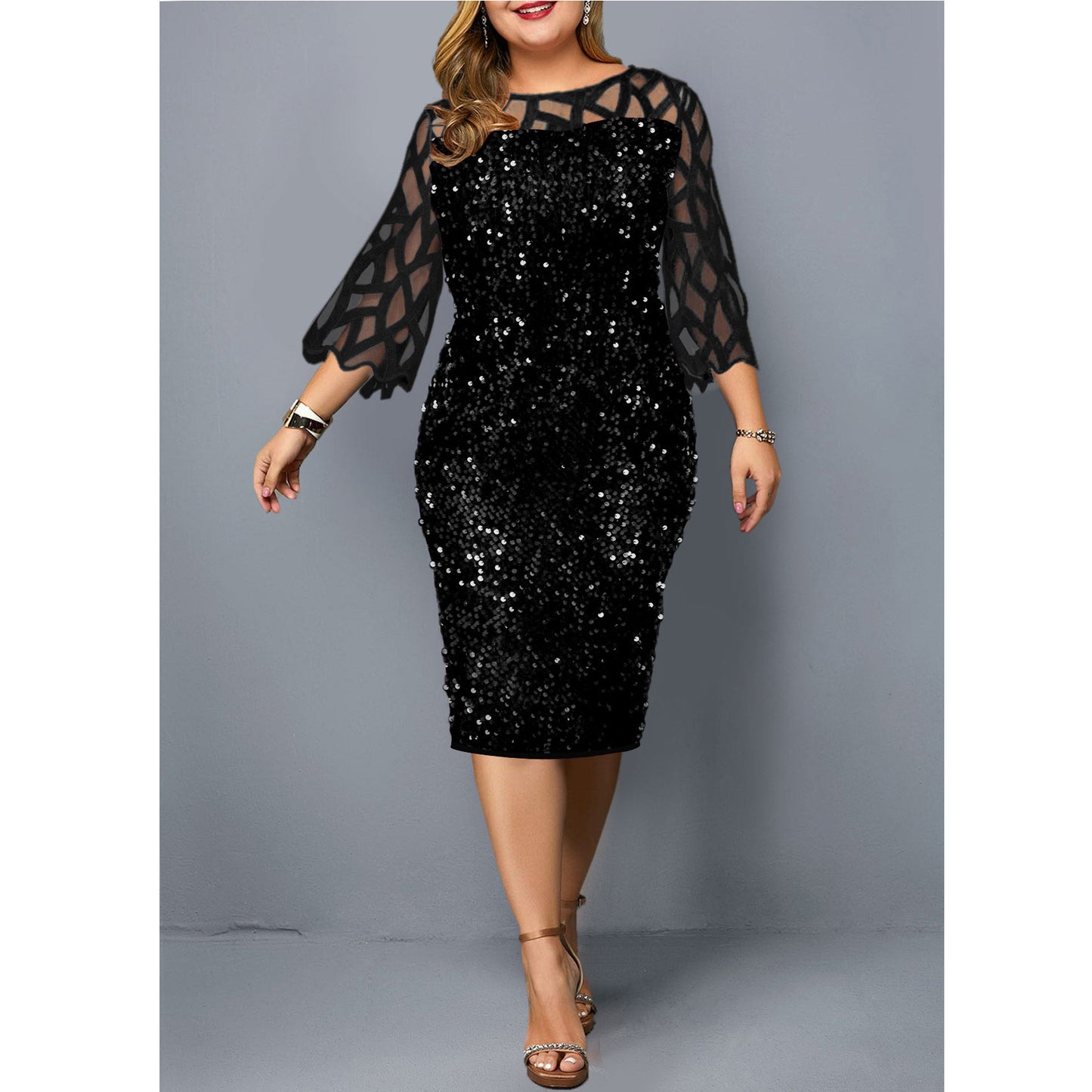 Sparkle Queen Sequin Dress