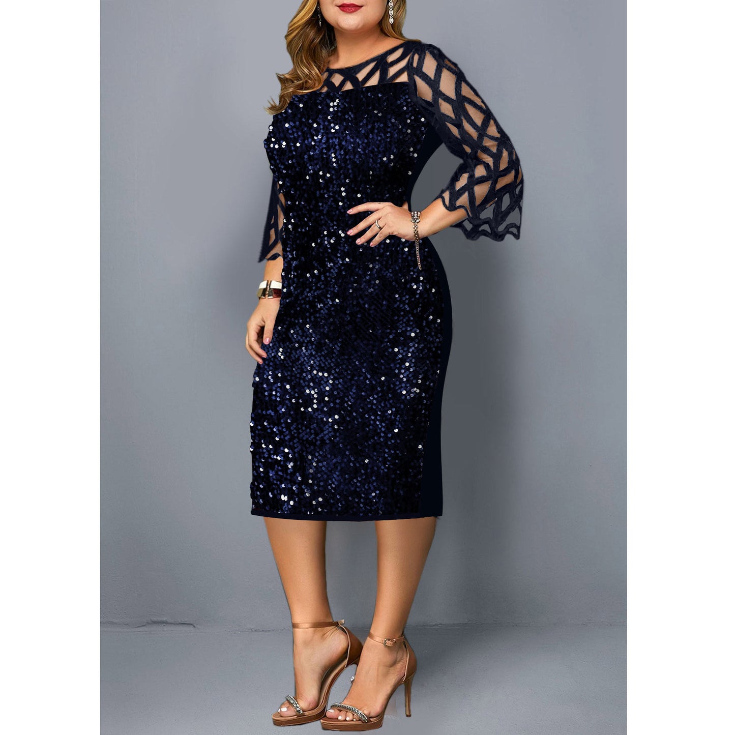 Sparkle Queen Sequin Dress