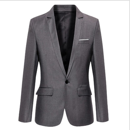 Modern Korean Style Casual Small Suit Jacket for Men