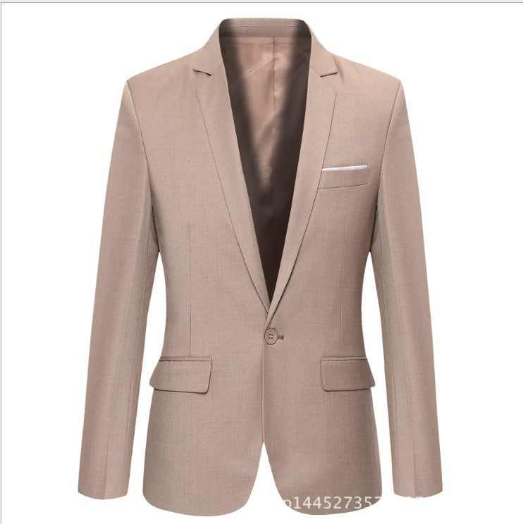 Modern Korean Style Casual Small Suit Jacket for Men