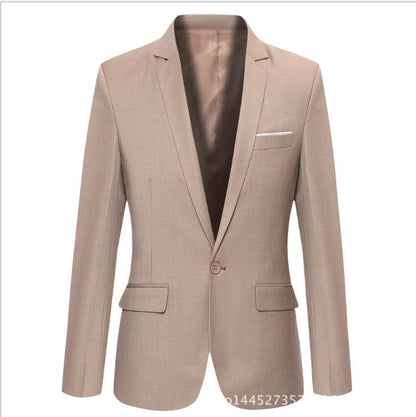 Modern Korean Style Casual Small Suit Jacket for Men