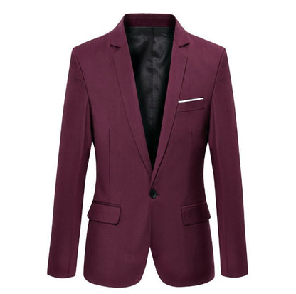 Modern Korean Style Casual Small Suit Jacket for Men