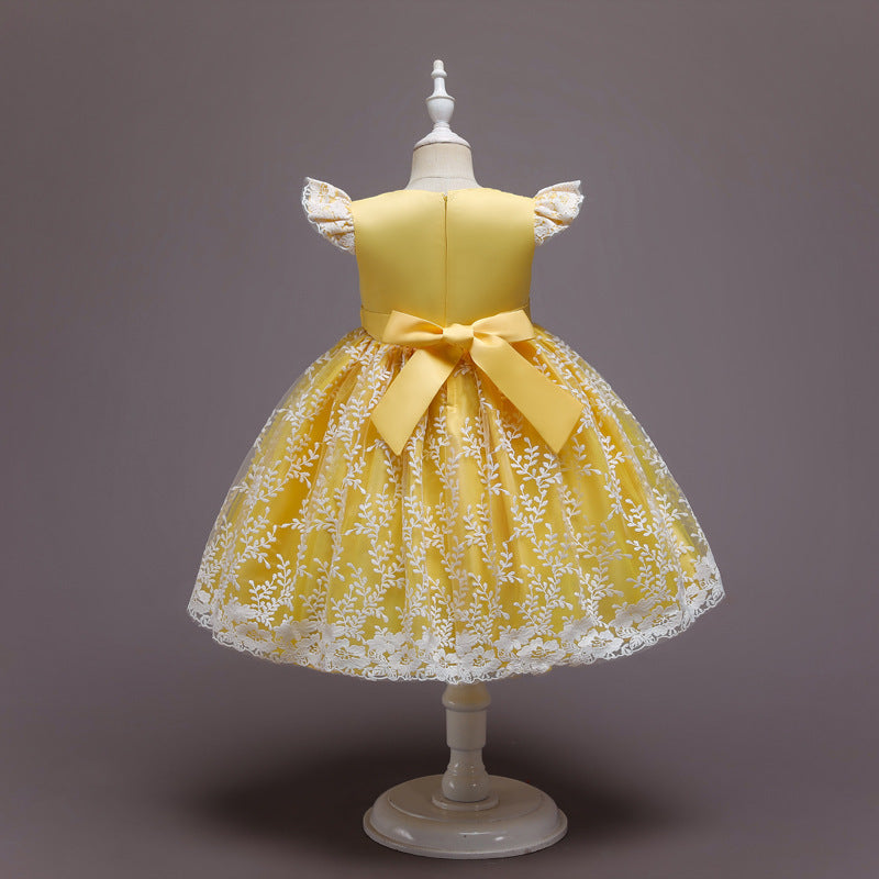 Flower Petal Dream: Puffy Princess Dance Dress