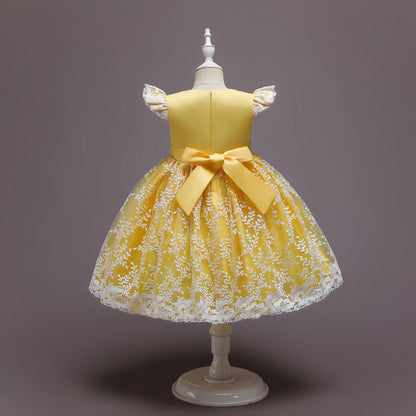 Flower Petal Dream: Puffy Princess Dance Dress