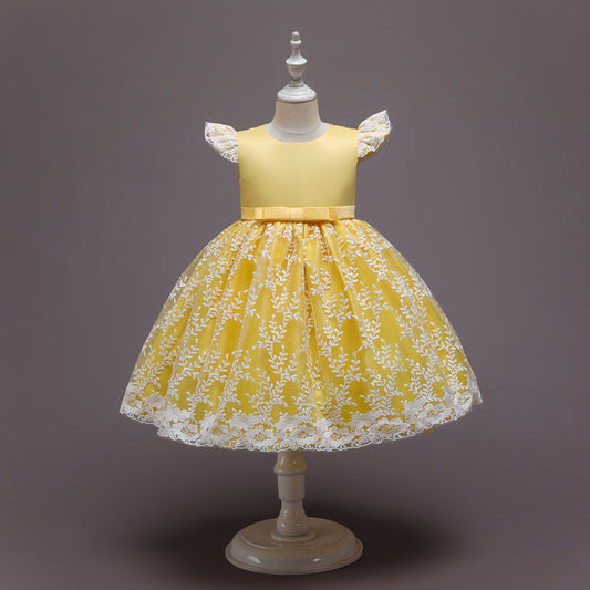 Flower Petal Dream: Puffy Princess Dance Dress