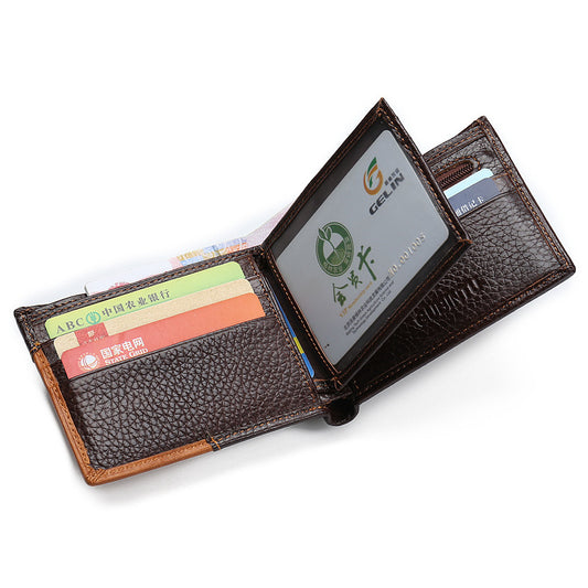 Authentic Leather Cowhide Wallet for Men