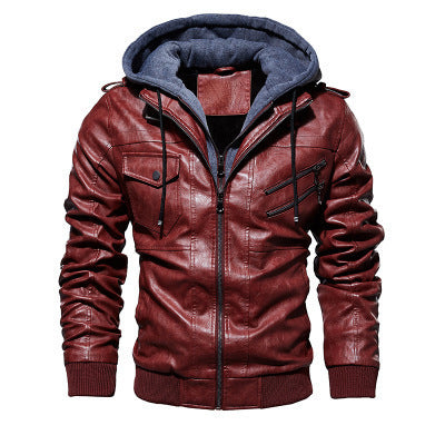 Velocity PU Leather Moto Jacket