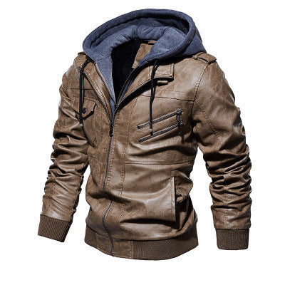 Velocity PU Leather Moto Jacket