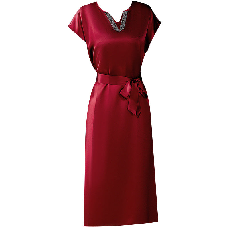Regal Silk Satin Mother’s Dress