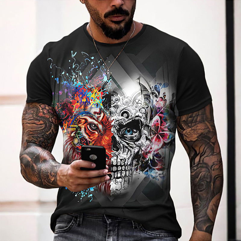 Skull Vibes 3D T-Shirt