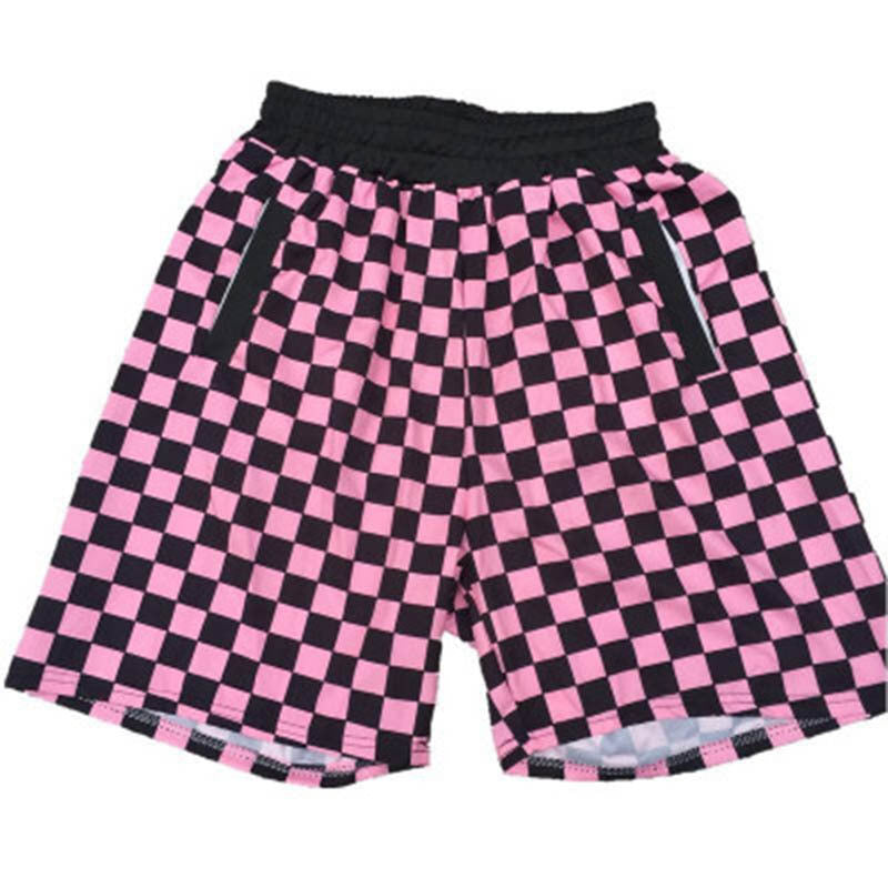 Retro Checkered Harajuku Summer Shorts