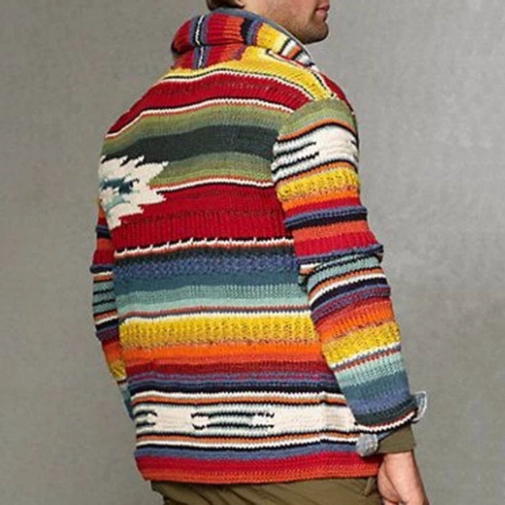 Urban Flow Striped Drape Jacket