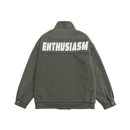 Urban Vibe Loose Fit Printed Jacket