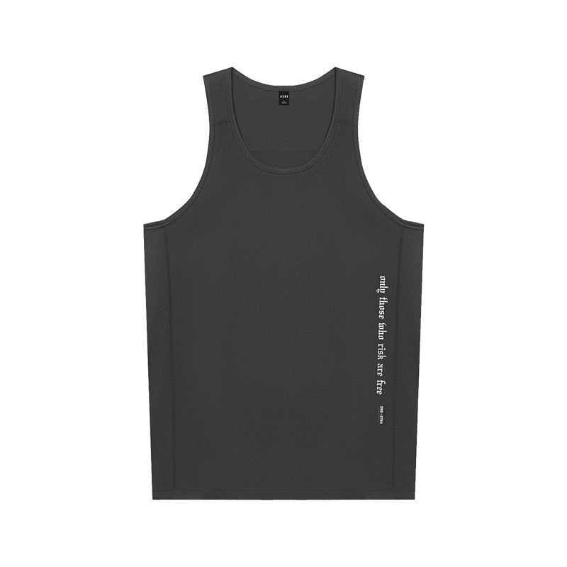 Stride Fit Men’s Athletic Tank – Breathable Solid Sportswear