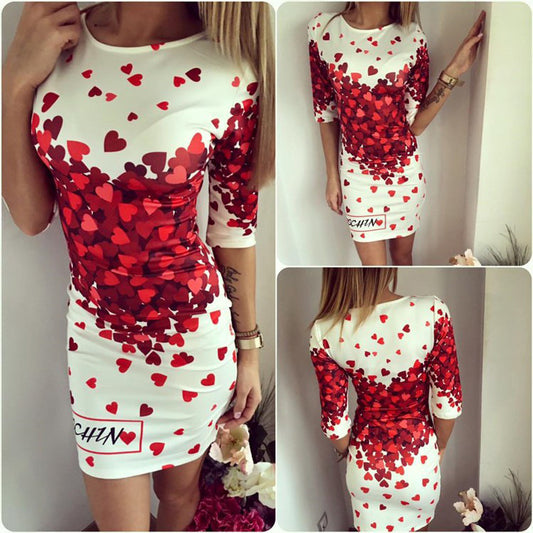Floral Chic Plus Size Dress