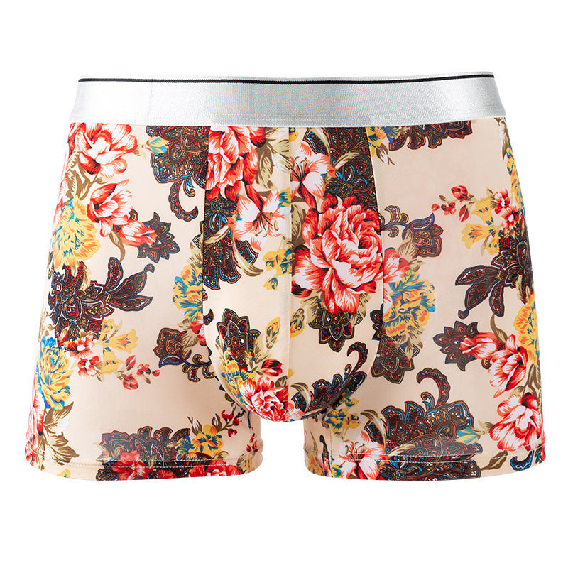 Breathable Silk Boxer Shorts