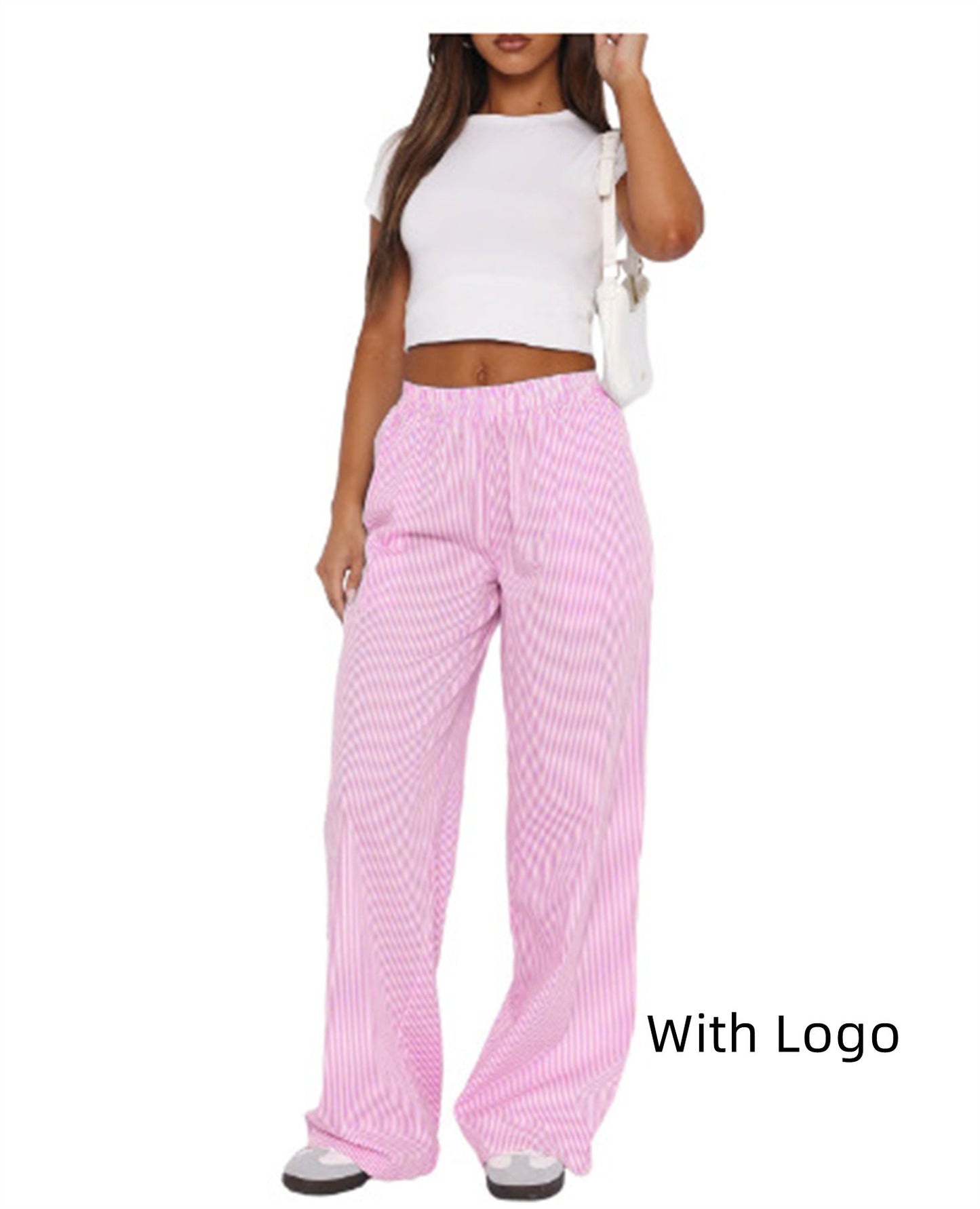 Relaxed High Waist Lounge Trousers