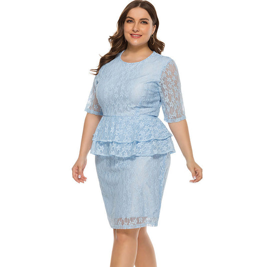 Ethereal Elegance Plus Dress