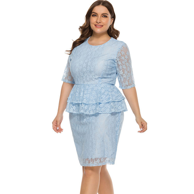 Ethereal Elegance Plus Dress