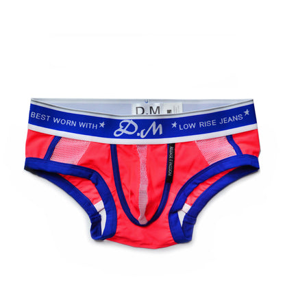 Breathable Low-Waist Mesh Briefs
