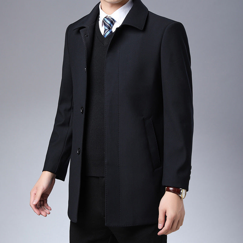 Urban Gentleman Suit Collar Top