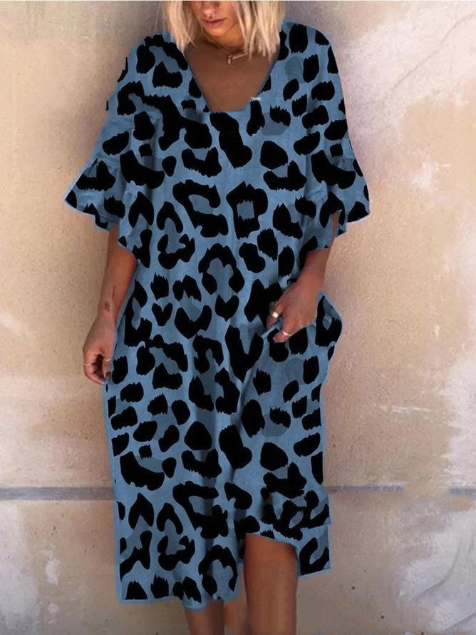 Relaxed Charm Curve Dress