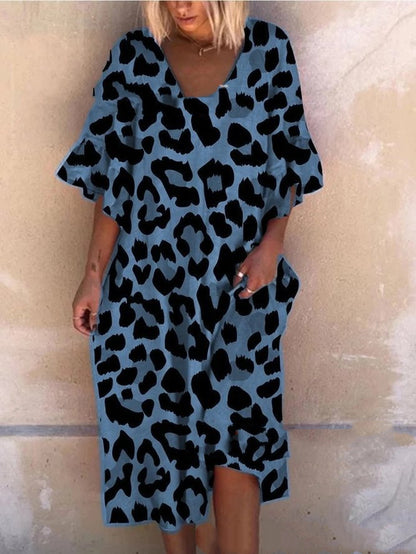 Relaxed Charm Curve Dress