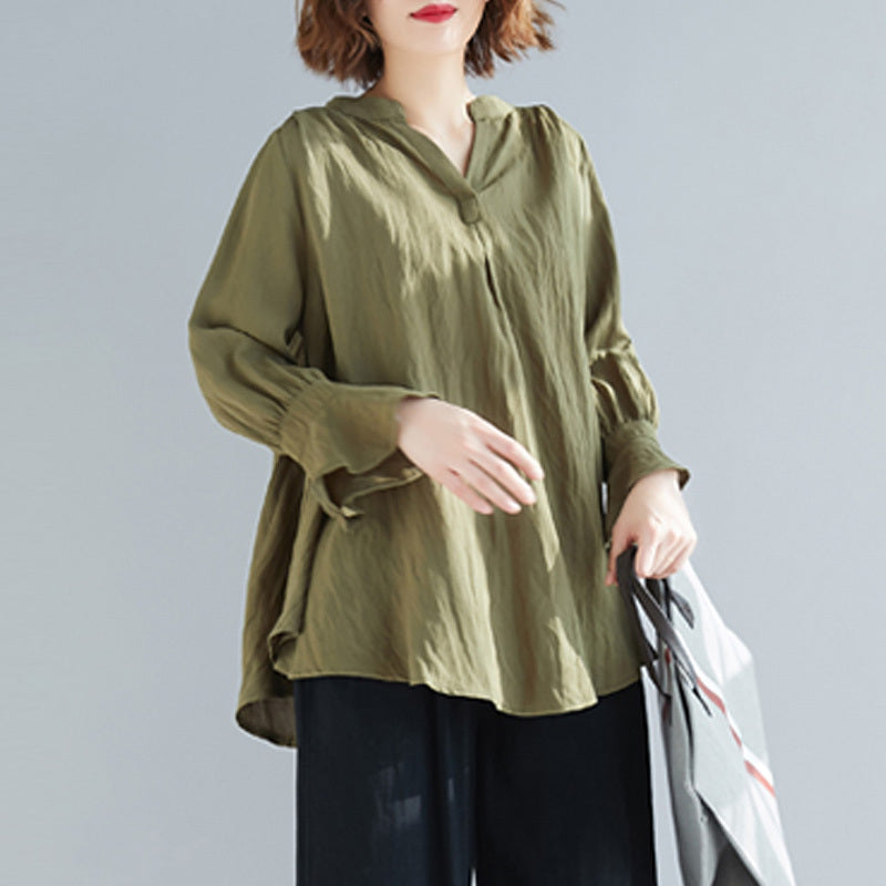 Curvy Comfort Belly-Long Shirt