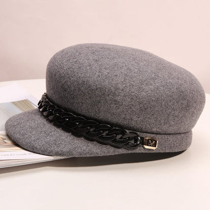 Luxury Retro Wool Trilby Hat