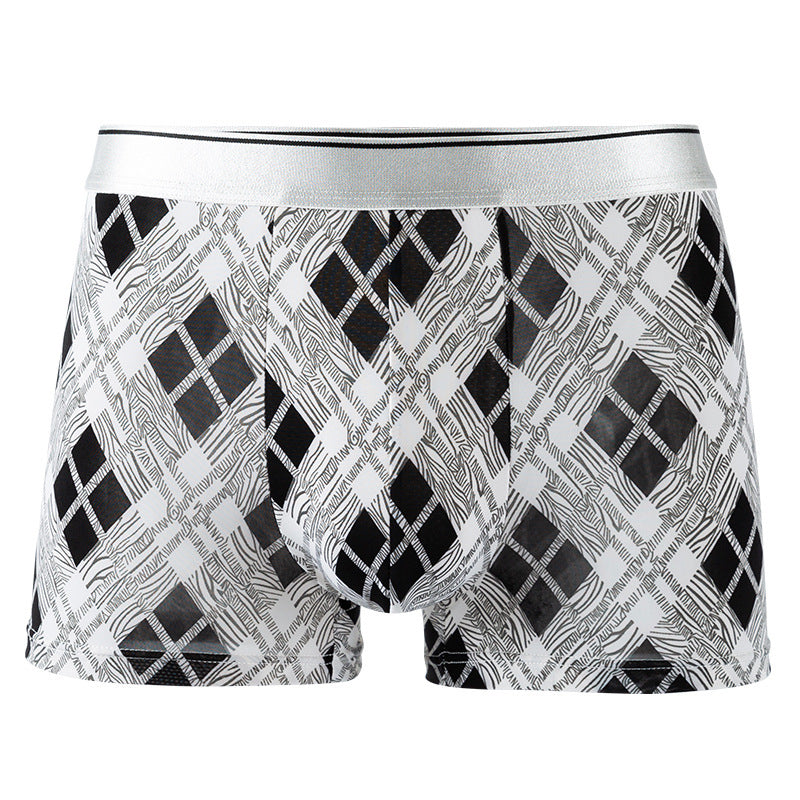 Breathable Silk Boxer Shorts