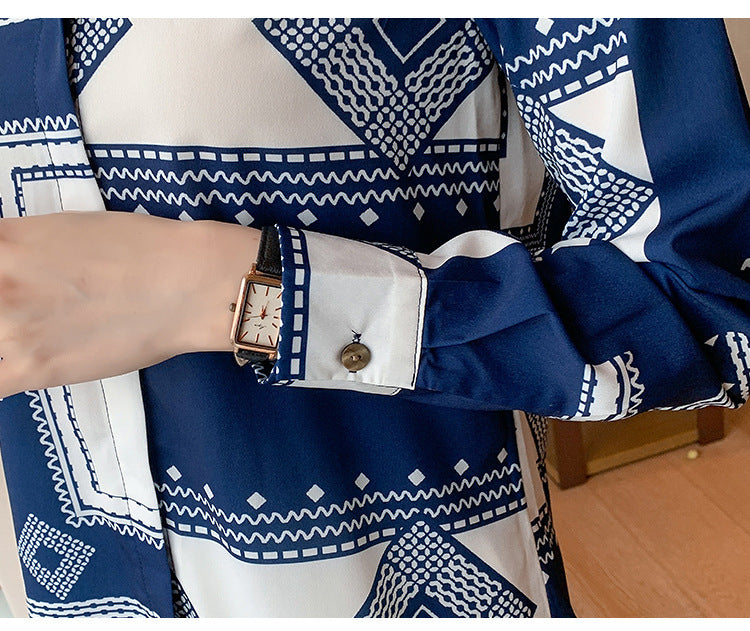 Floral Print Long Sleeve Shirt