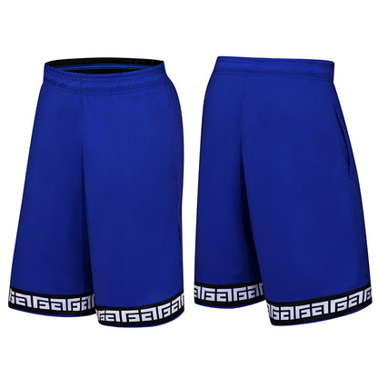 Fitness Shorts for Men – Lightweight Letter Print Gymwear