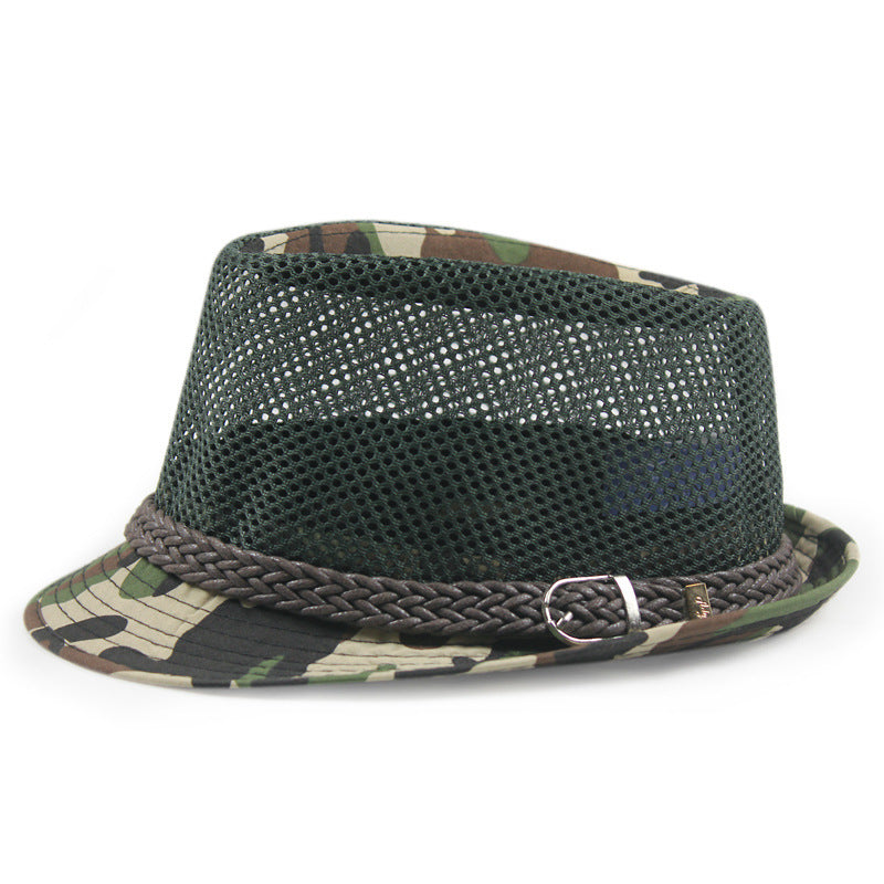 Summertime Breathable Mesh Straw Hat