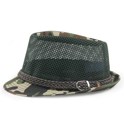 Summertime Breathable Mesh Straw Hat