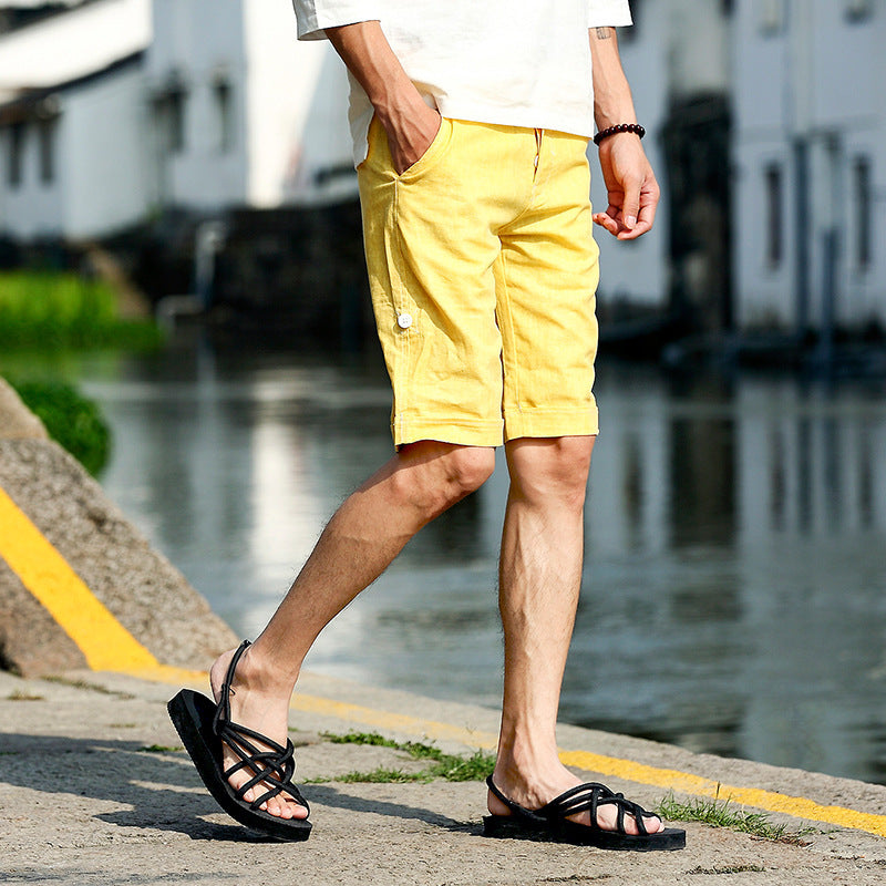 Summit Luxe Linen Shorts