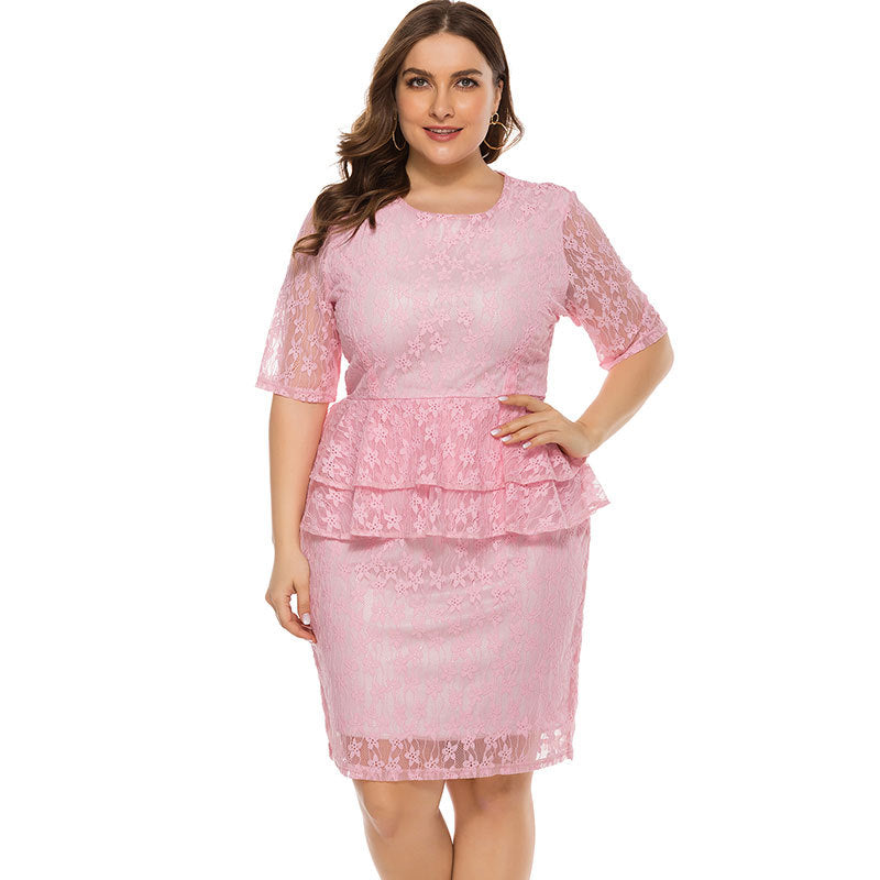 Ethereal Elegance Plus Dress