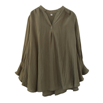 Curvy Comfort Belly-Long Shirt