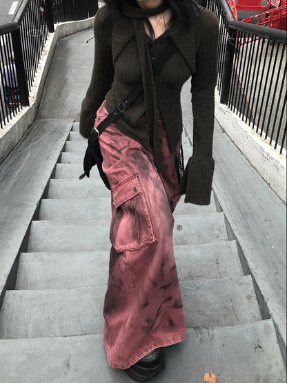 Color Splash Loose Fit Tie-Dye Pants
