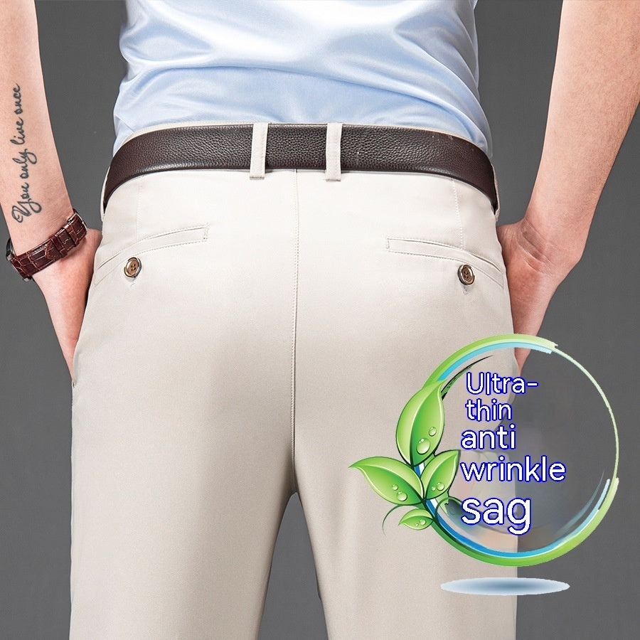 Elite Plaid Stretch Slim Pants