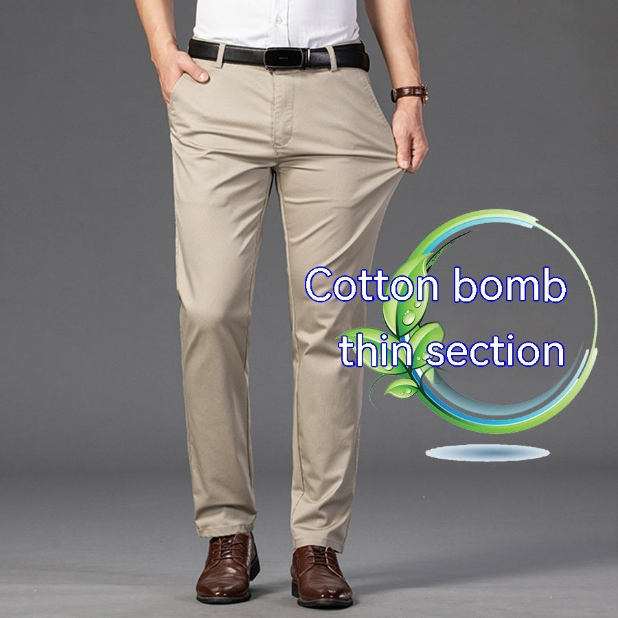 Elite Plaid Stretch Slim Pants