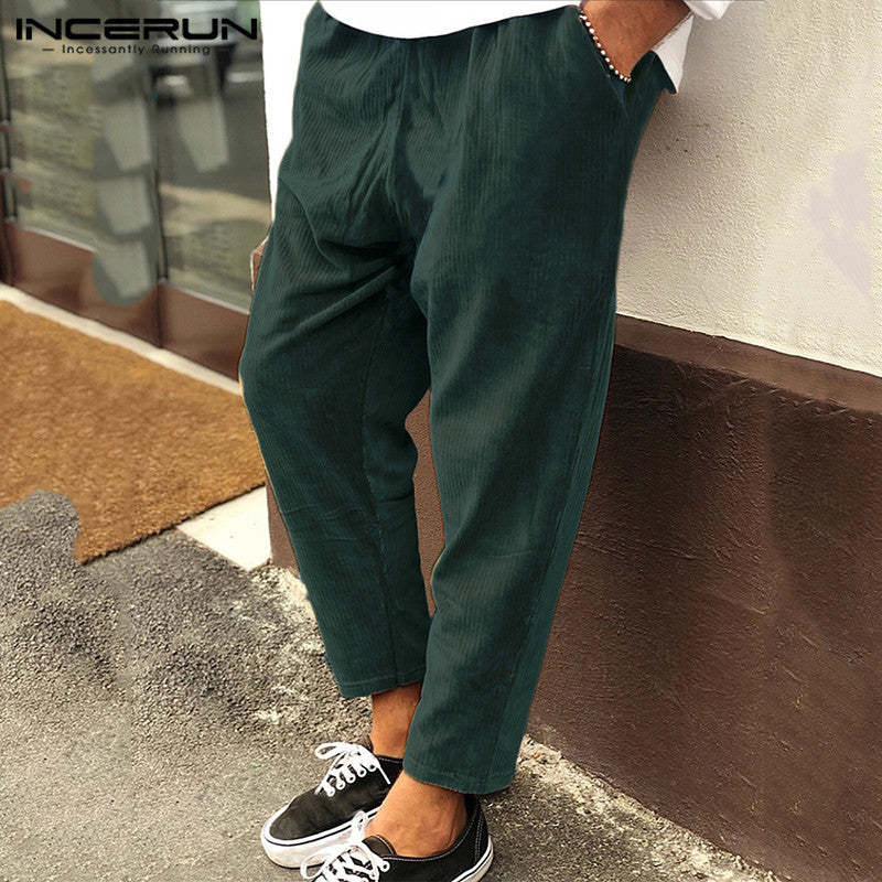 Men's Cozy Corduroy Joggers for Winter