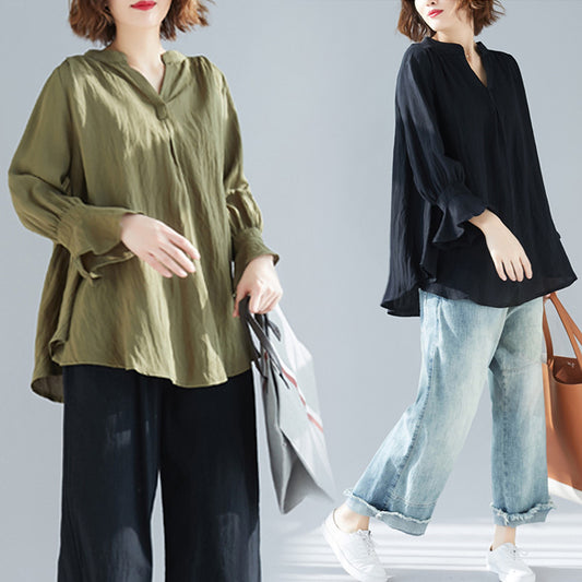 Curvy Comfort Belly-Long Shirt