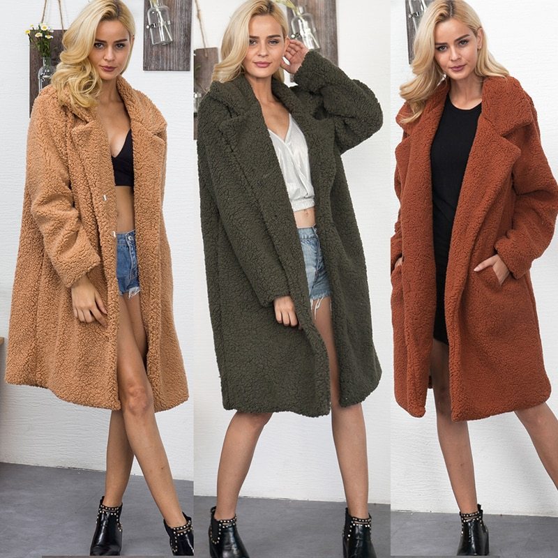 Urban Luxe Faux Fur Coat