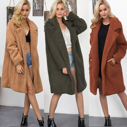 Urban Luxe Faux Fur Coat