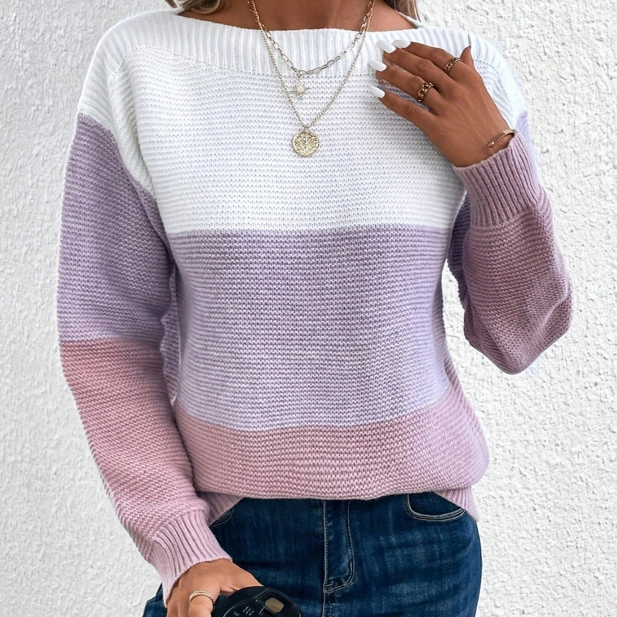 Cozy Harmony Round Neck Knitwear