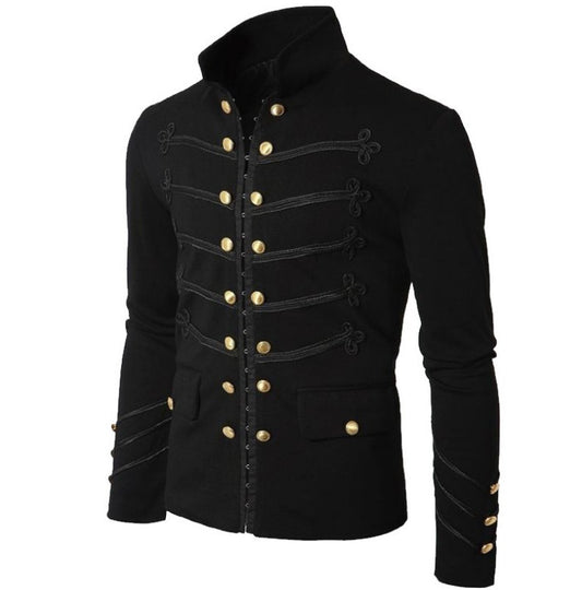 Elite Urban Double-Breasted Suit Jacket
