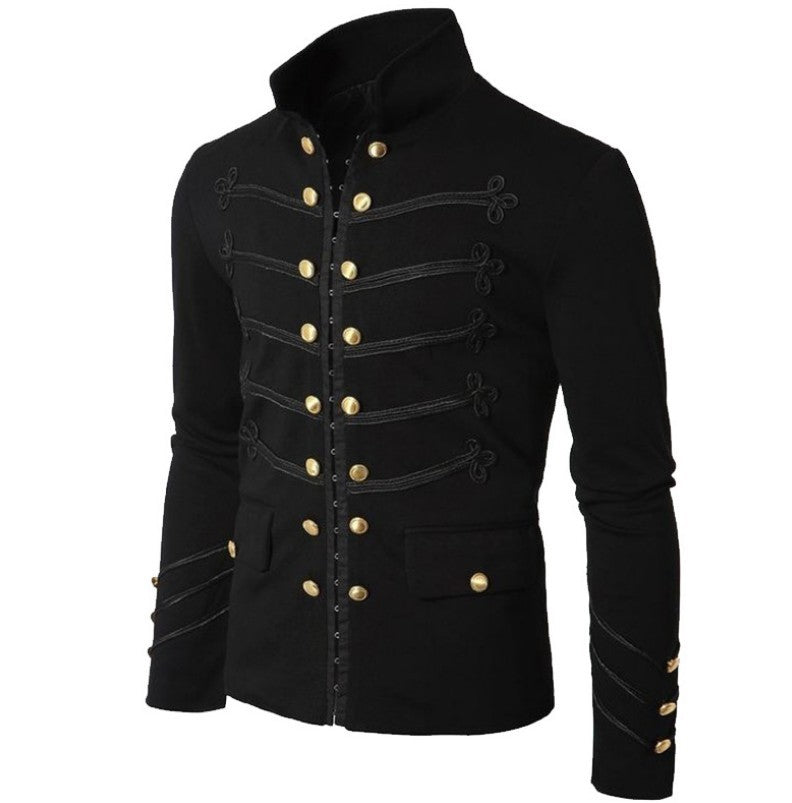 Elite Urban Double-Breasted Suit Jacket