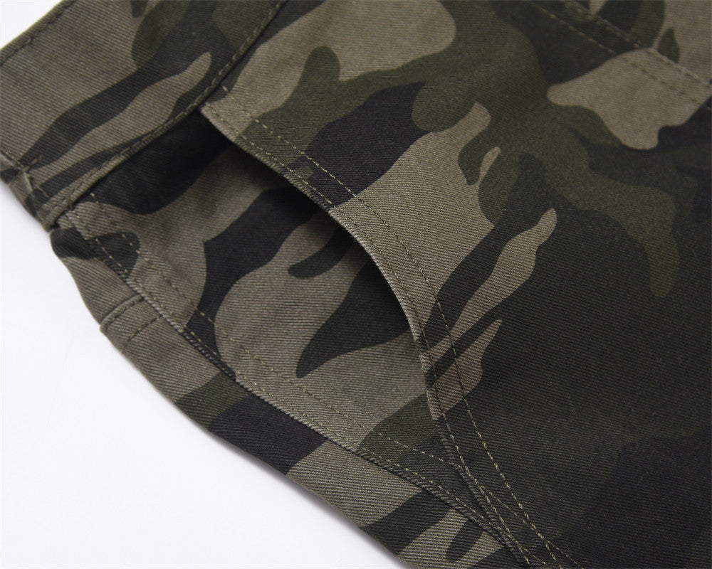 Stealth Force Multi-Pocket Camouflage Cargo Pants