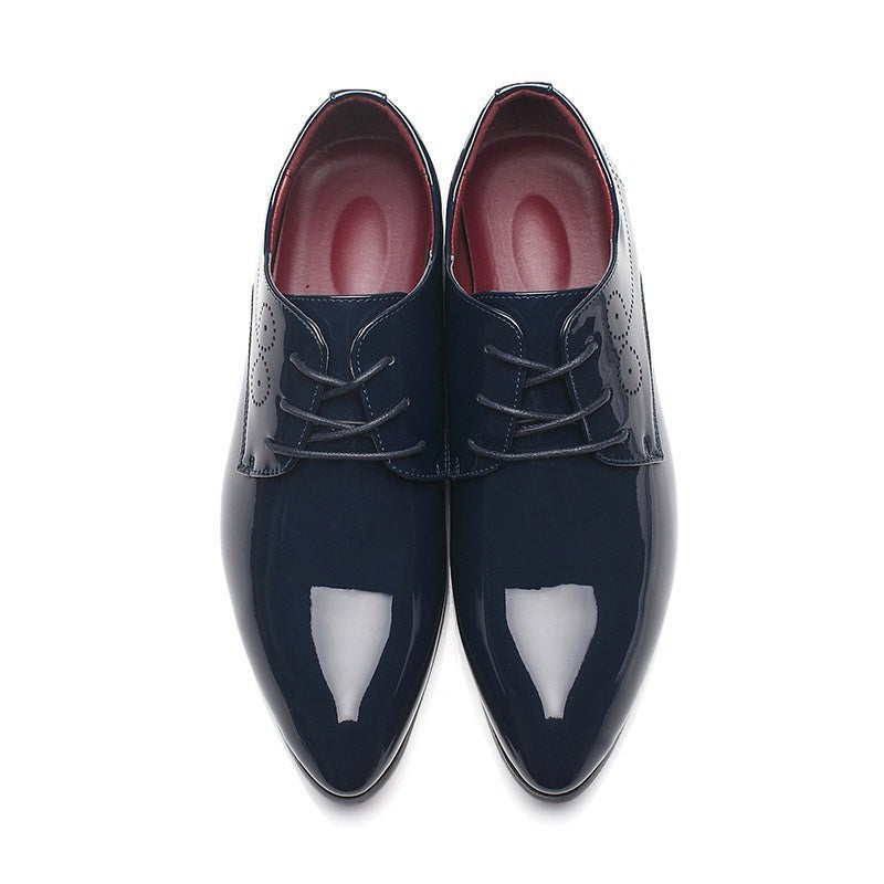 Men’s Classic Leather Slip-On Business Shoes